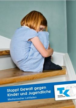 Ein Mädchen mit rotblondem Haar sitzt ängstlich und zusammengerollt auf einer Treppe. Sie trägt ein blau kariertes Kleid und schaut traurig zur Seite. Auf dem unteren Bildrand steht: „Stoppt Gewalt gegen Kinder und Jugendliche – Medizinischer Leitfaden“.